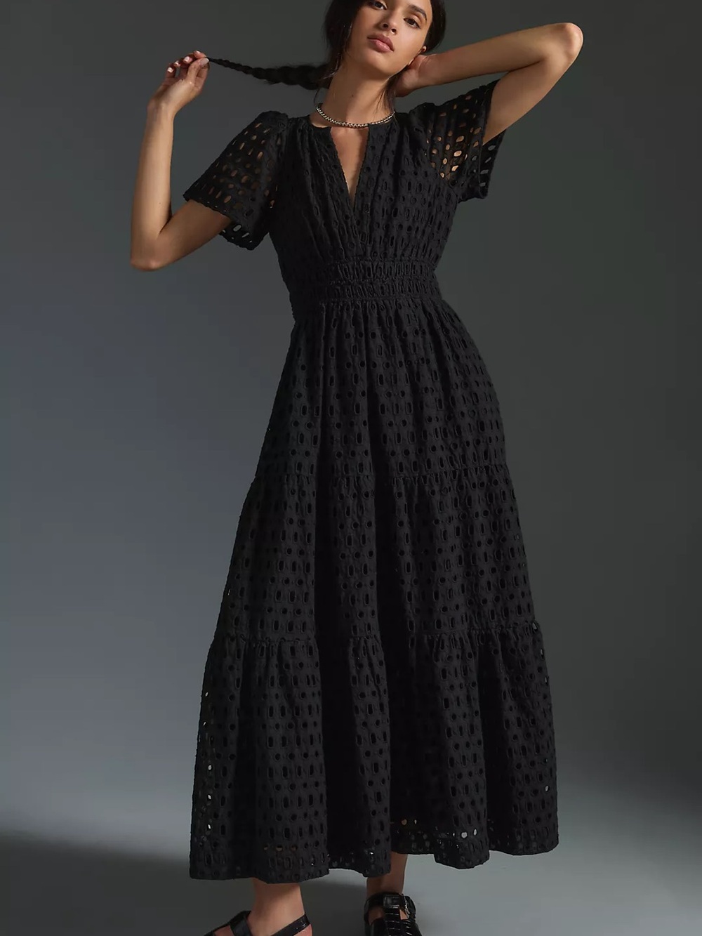 Anthropologie Somerset Maxi Dress: Eyelet Edition